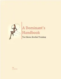 A Dominant's Handbook
