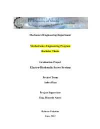 Electro-Hydraulic Servo System