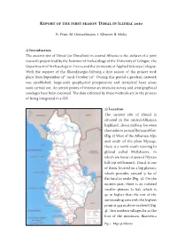 Report of the First Season 'Dimal in Illyria' 2010