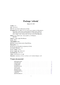 Package 'Rebook'