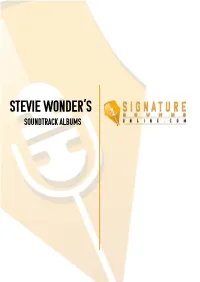 Stevie Wonder Soundtracks Blog Website Version