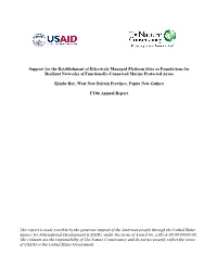 Support for the Establishment of Effectively Managed Platform Sites As Foundations for Resilient Networks of Functionally-Connected Marine Protected Areas