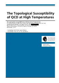 The Topological Suceptibility of QCD at High Temperatures