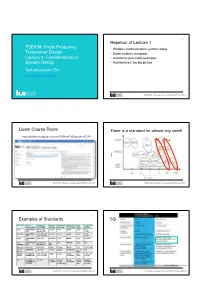 TSEK38: Radio Frequency Transceiver Design Lecture 2