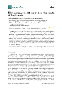 Effervescence-Assisted Microextraction—One Decade Of