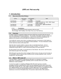 J2EE and .Net Security