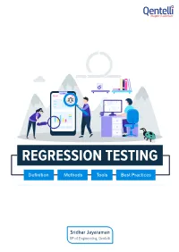 Regression Testing