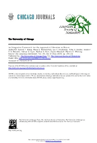 An Integrative Framework for the Appraisal of Coloration in Nature Author(S): Darrell J