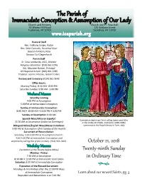 The Parish of Immaculate Conception & Assumption of Our Lady