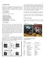 1.0 INTRODUCTION Shifting Sands: the Campaign for North Africa