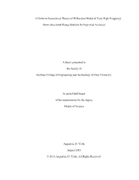 A Uniform Geometrical Theory of Diffraction Model of Very-High-Frequency