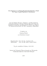Development of a Polarizable Transferable Force Field for Vapor-Liquid Equilibria Calculations