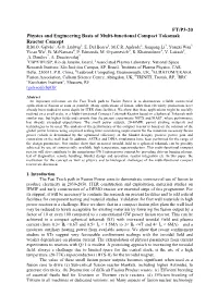 FT/P3-20 Physics and Engineering Basis of Multi-Functional Compact Tokamak Reactor Concept R.M.O