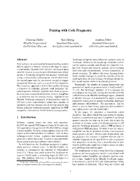 Fuzzing with Code Fragments