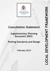 Consultation Statement for SPD3