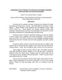 Evaluation and Utilization of Different Banana