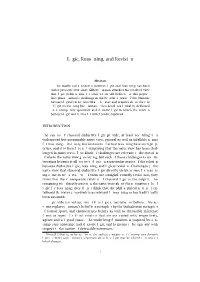 Logic, Reasoning, and Revision