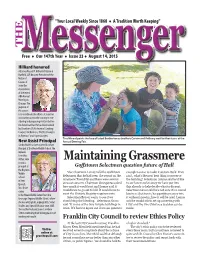 Maintaining Grassmere