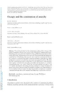Occupy and the Constitution of Anarchy