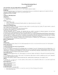 Prescribing Information/Insert