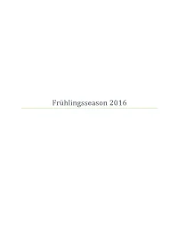 Springseason 2016