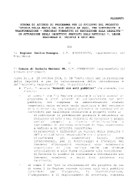 Allegato Schema Di Accordo Di Programma Per Lo