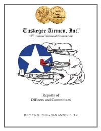 Reports of Officers and Committees