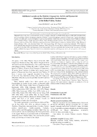 Additional Records on the Halyini, Carpocorini, Aeliini and Eysarcorini (Hemiptera: Pentatomidae: Pentatominae) of the Kelkit Valley, Turkey