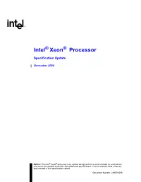 Intel Xeon Processor Can Be Identified by the Following Values