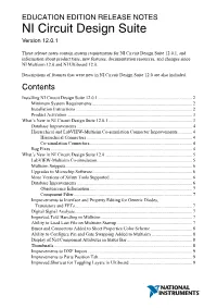 NI Circuit Design Suite Education Edition