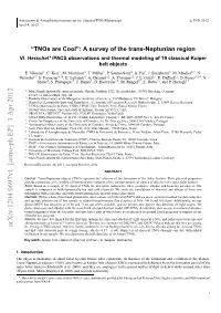 " Tnos Are Cool": a Survey of the Trans-Neptunian Region VI. Herschel
