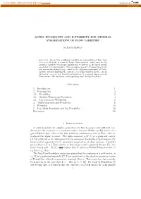 Alpha Invariants and K-Stability for General Polarisations of Fano Varieties