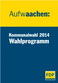 Aufwaachen:Stadt Aachen