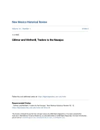 Gillmor and Wetherill, Traders to the Navajos