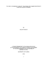 University of Florida Thesis Or Dissertation Formatting