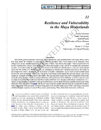 11Resilience and Vulnerability in the Maya Hinterlands