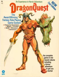 DRAGONQUEST SECOND EDITION, PAGE Ii I