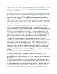 The Rhee Regime, 1948–1960: Excerpts from Michael J. Seth's