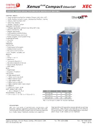 Xenuspluscompact Ethercat