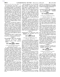CONGRESSIONAL RECORD— Extensions of Remarks E874 HON