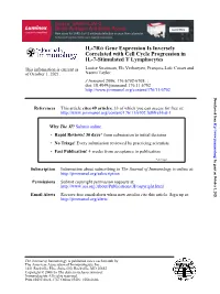 IL-7-Stimulated T Lymphocytes Correlated with Cell Cycle