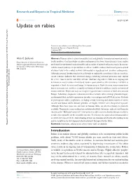 Update on Rabies