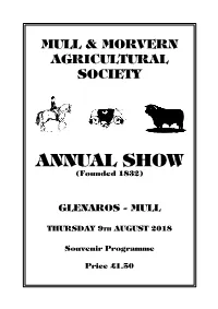 ANNUAL SHOW (Founded 1832)