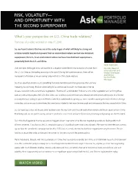 Risk, Volatility— and Opportunity with the Second Superpower
