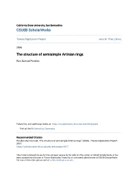 The Structure of Semisimple Artinian Rings