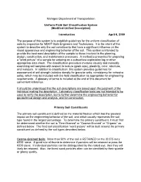 Uniform Field Soil Classification System (Modified Unified Description)