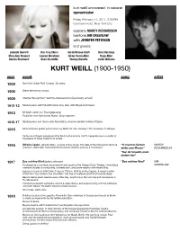 Weill Program