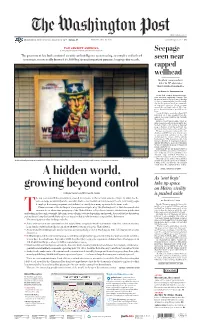 A Hidden World, Growing Beyond Control by Dana Priest and William M