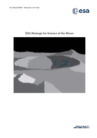 ESA Strategy for Science at the Moon