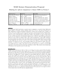 Hunting for Optical Companions to Binary Msps in Terzan 5